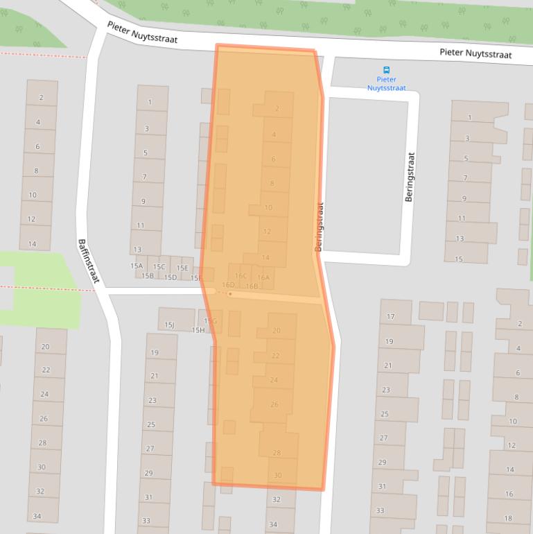 Kaart van postcodegebied 5665GW.