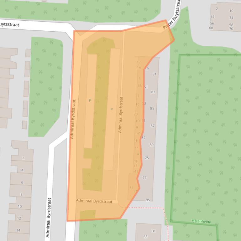 Kaart van postcodegebied 5665HA.