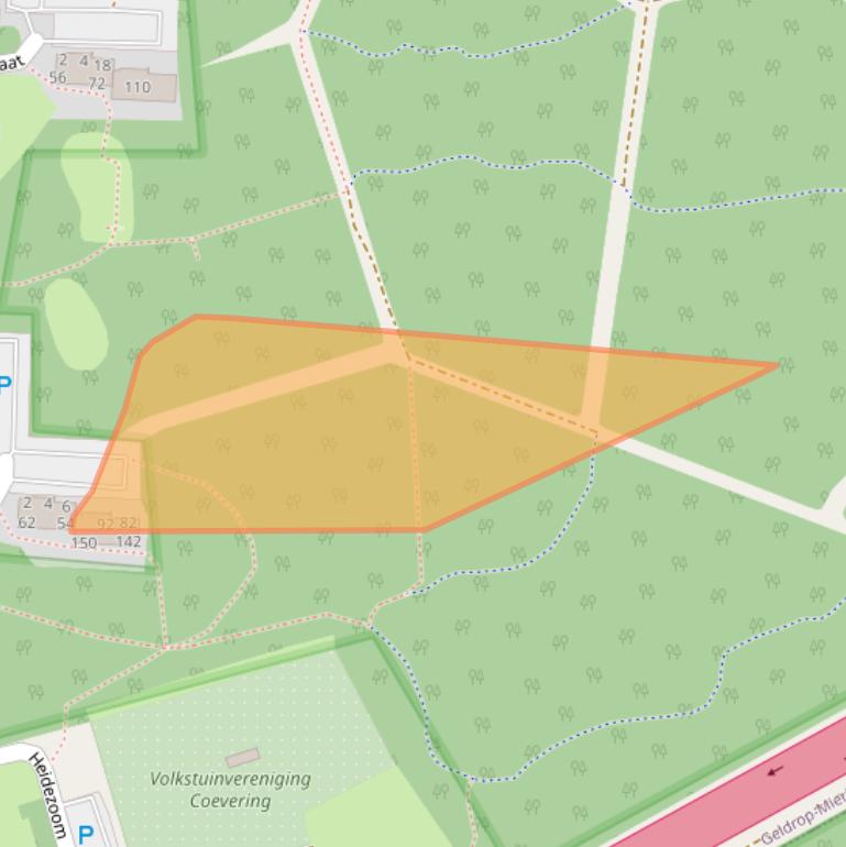 Kaart van postcodegebied 5665HM.