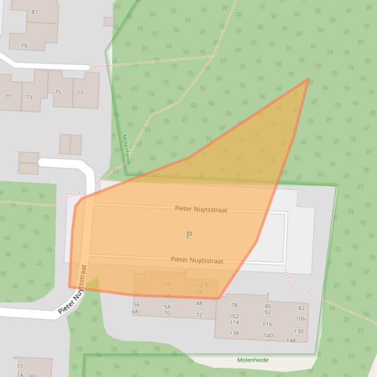 Kaart van postcodegebied 5665JE.