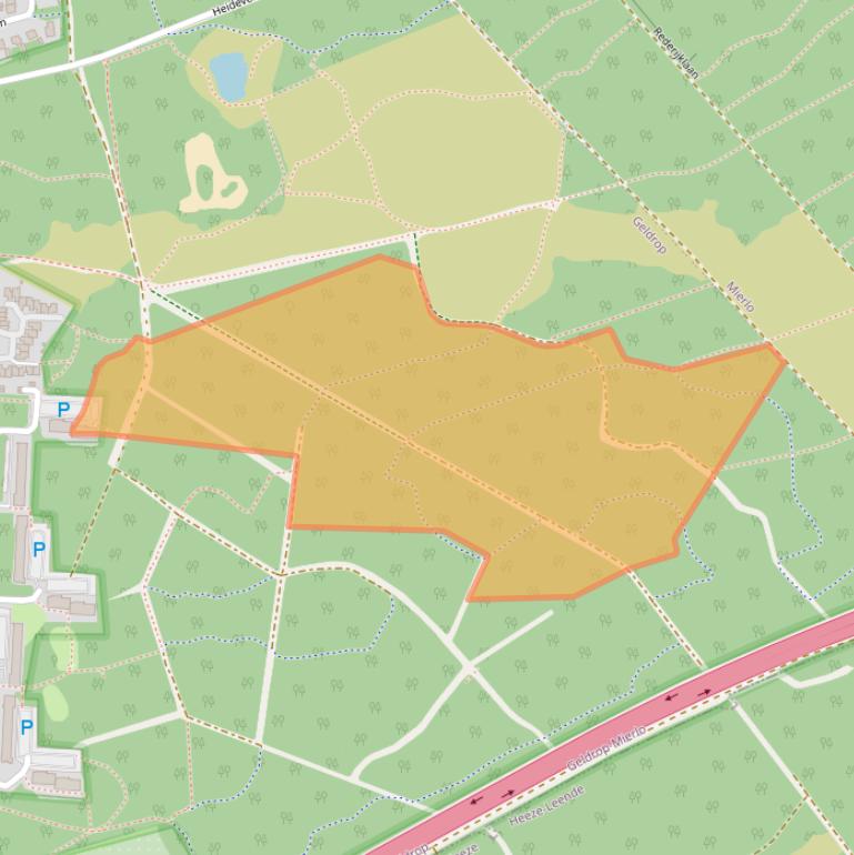 Kaart van postcodegebied 5665JH.