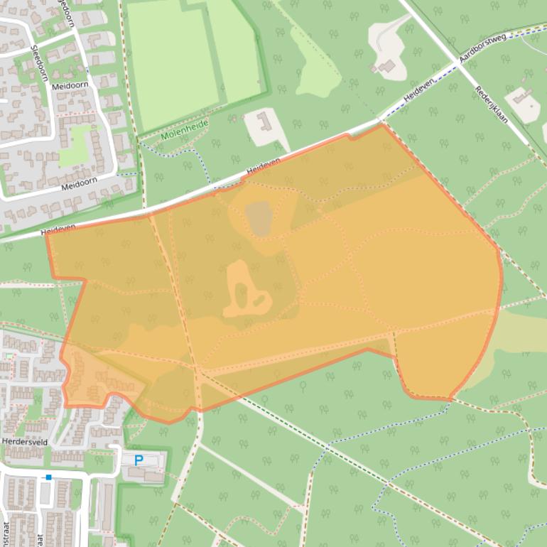Kaart van postcodegebied 5665JM.