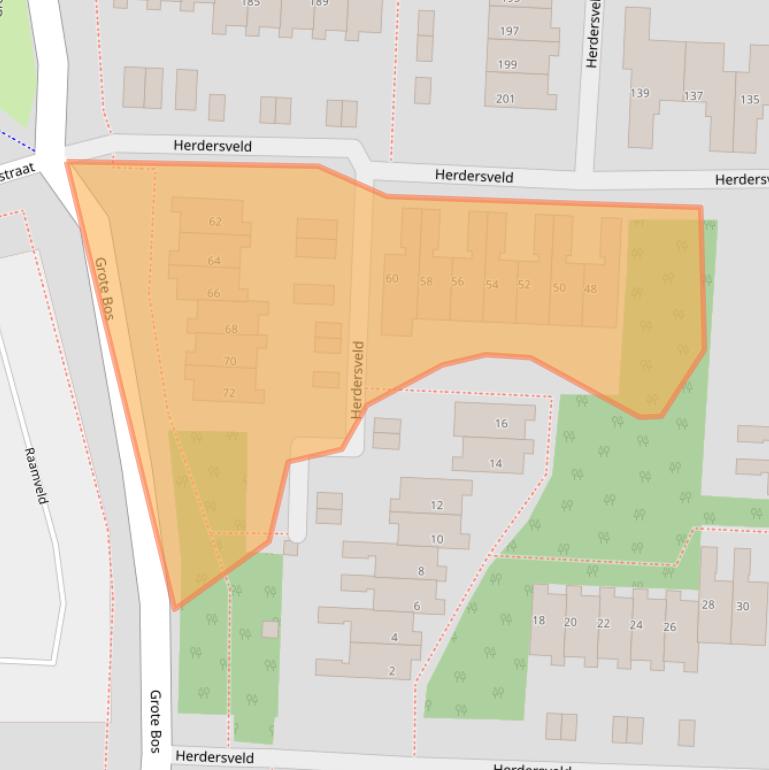 Kaart van postcodegebied 5665JS.