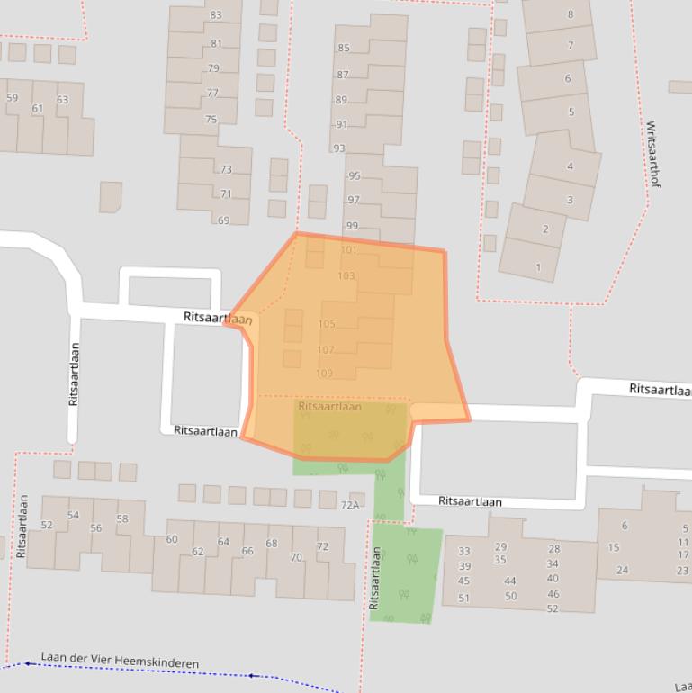 Kaart van postcodegebied 5665PC.