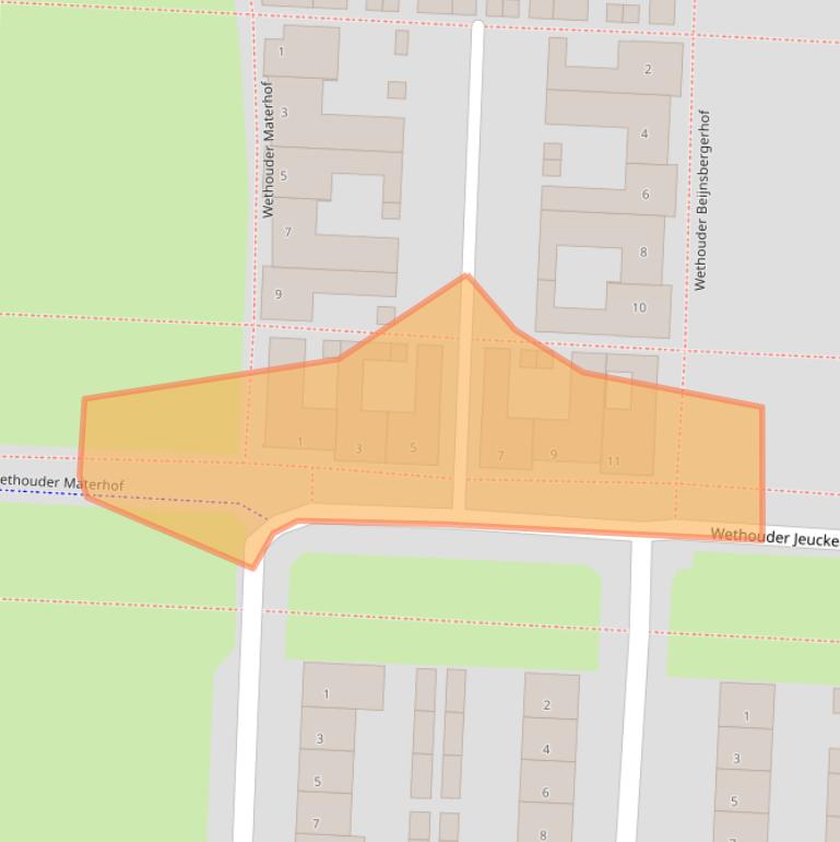 Kaart van postcodegebied 5665SC.