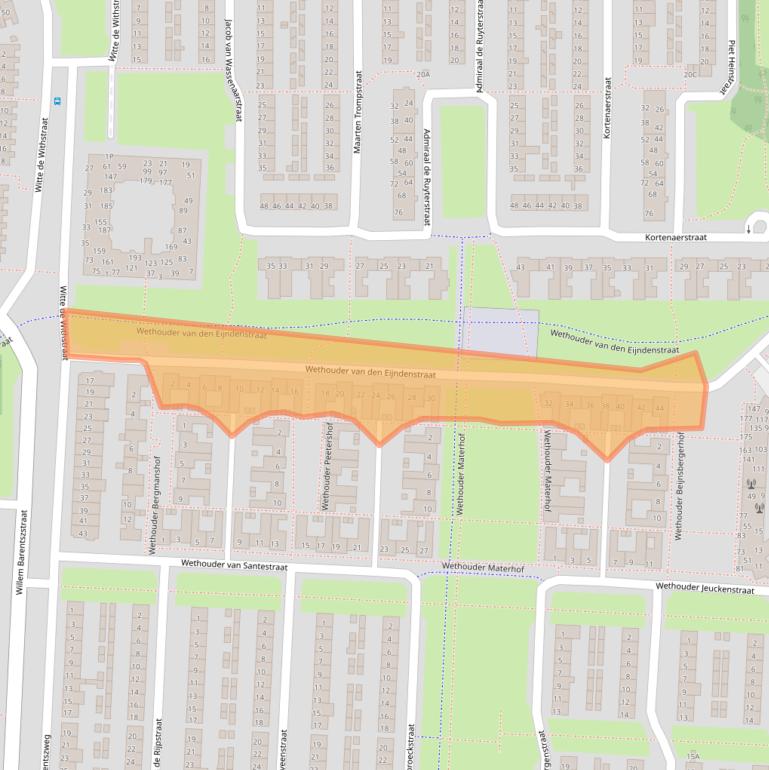 Kaart van postcodegebied 5665SL.