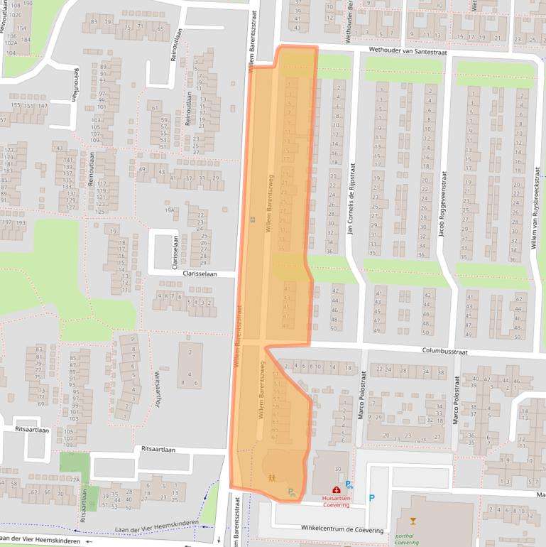 Kaart van postcodegebied 5665VA.