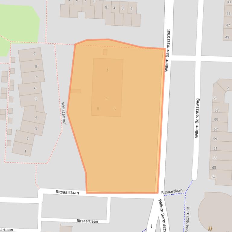 Kaart van postcodegebied 5665VC.