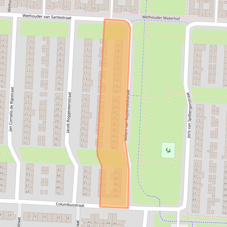 Kaart van postcodegebied 5665VJ.