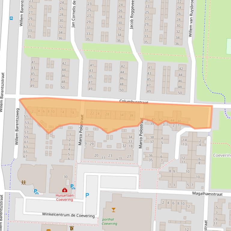 Kaart van postcodegebied 5665VN.