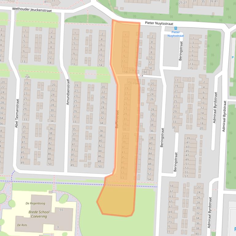 Kaart van postcodegebied 5665VV.