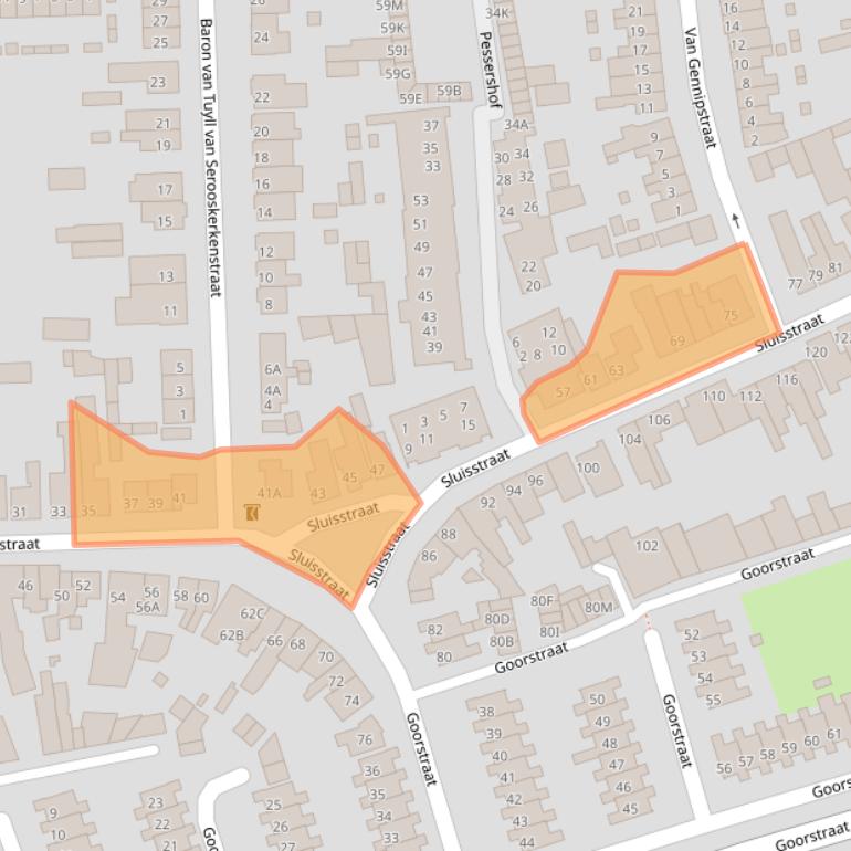 Kaart van postcodegebied 5666AB.