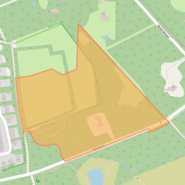 Kaart van postcodegebied 5666AD.