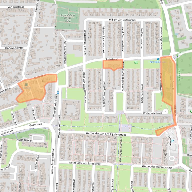 Kaart van postcodegebied 5666AP.