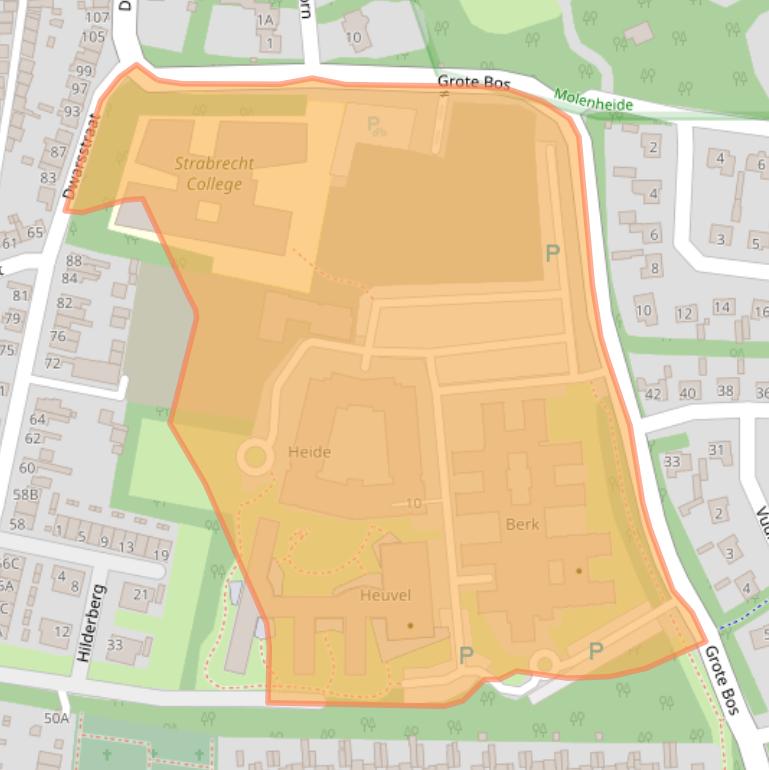 Kaart van postcodegebied 5666AZ.
