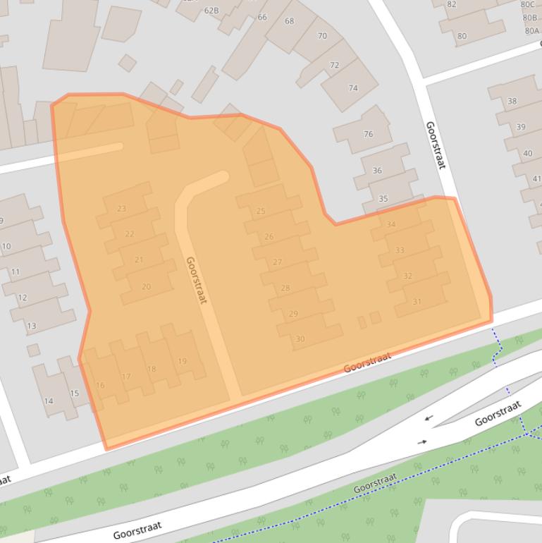 Kaart van postcodegebied 5666EC.