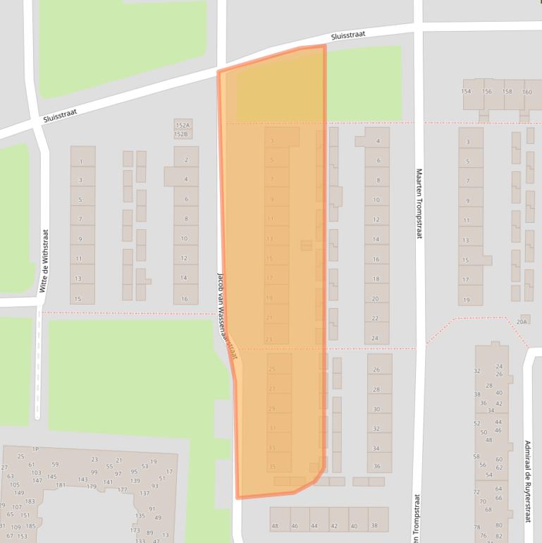 Kaart van postcodegebied 5666EJ.