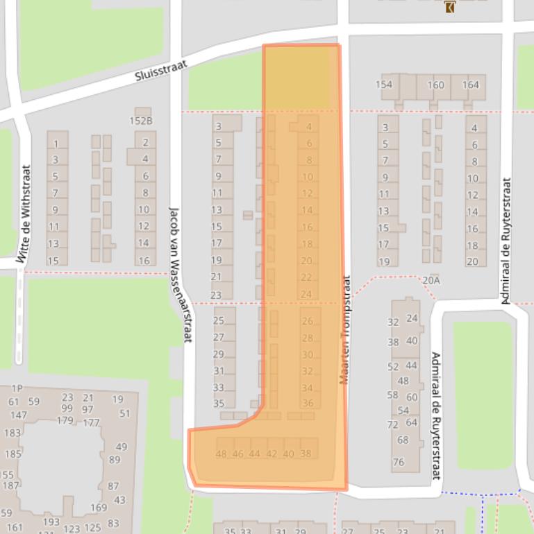 Kaart van postcodegebied 5666EL.