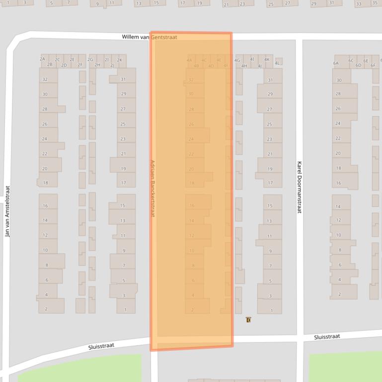 Kaart van postcodegebied 5666GH.