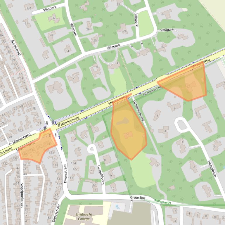 Kaart van postcodegebied 5666KD.