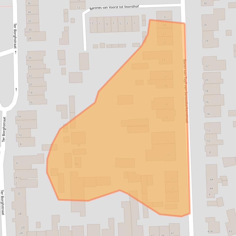 Kaart van postcodegebied 5666RH.