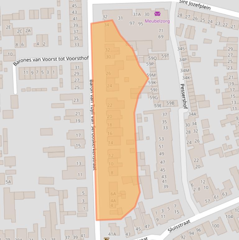 Kaart van postcodegebied 5666RK.