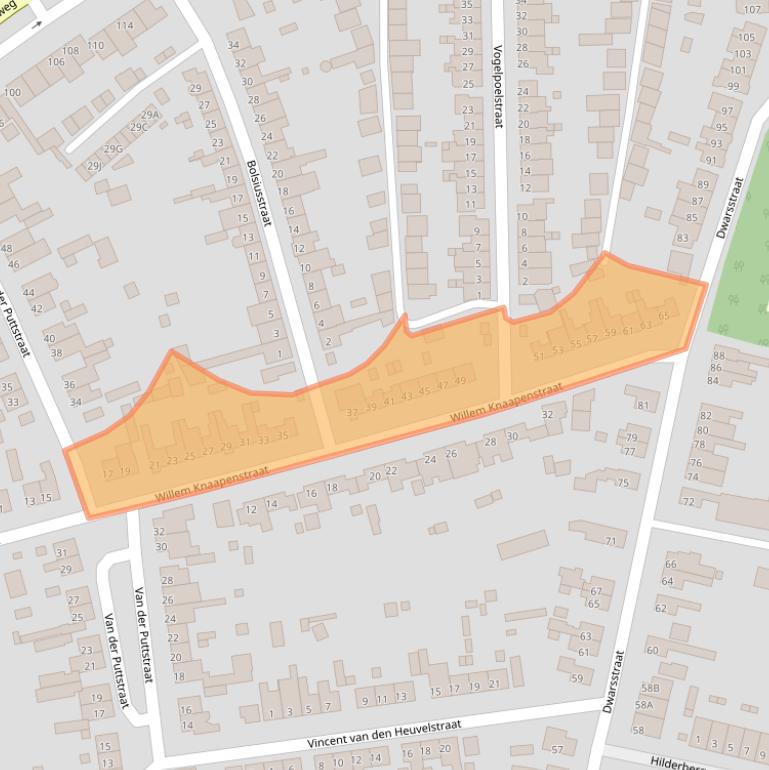 Kaart van postcodegebied 5666TM.
