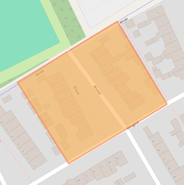 Kaart van postcodegebied 5667AP.