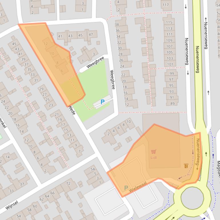 Kaart van postcodegebied 5667AS.