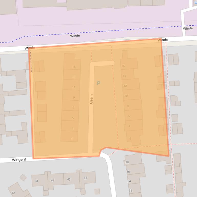 Kaart van postcodegebied 5667AW.