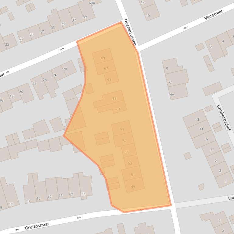 Kaart van postcodegebied 5667BB.