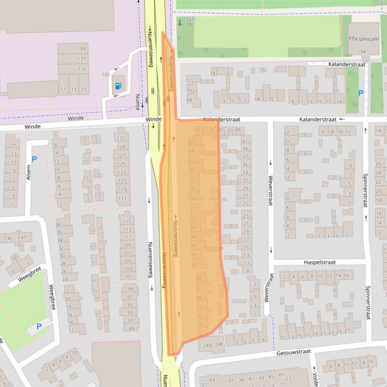 Kaart van postcodegebied 5667BH.