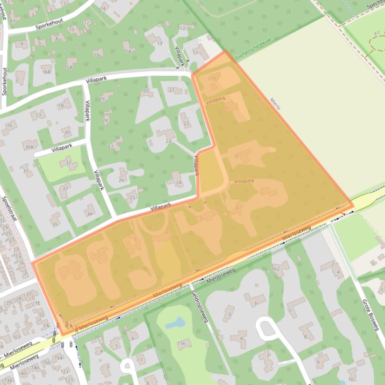 Kaart van postcodegebied 5667HV.