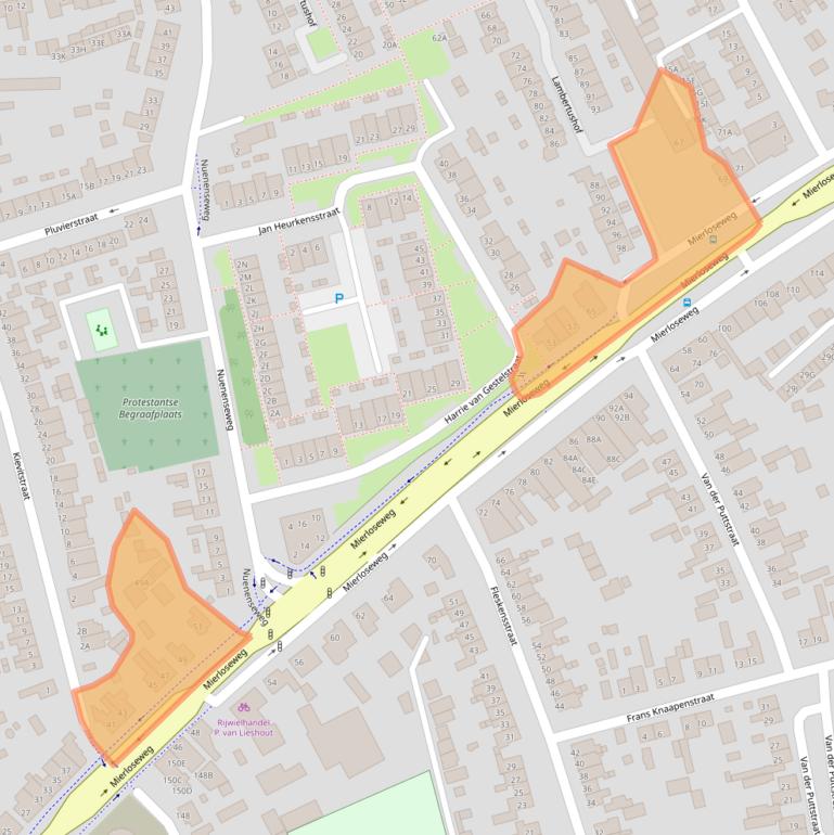 Kaart van postcodegebied 5667JB.