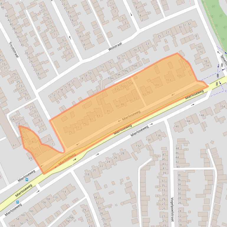 Kaart van postcodegebied 5667JC.