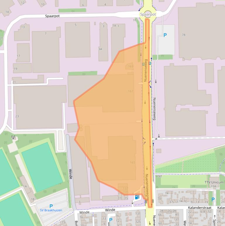 Kaart van postcodegebied 5667KP.