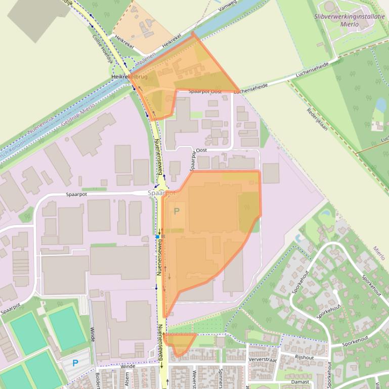 Kaart van postcodegebied 5667KS.