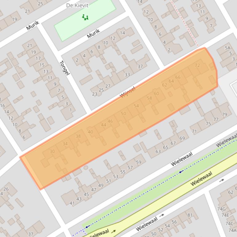 Kaart van postcodegebied 5667LL.