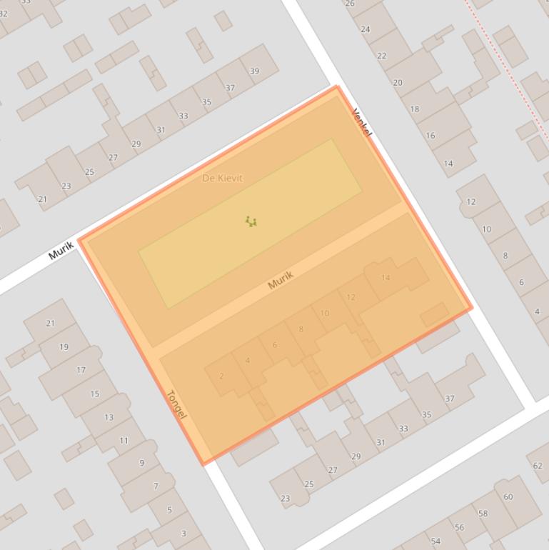 Kaart van postcodegebied 5667LS.