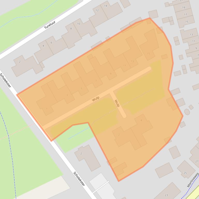 Kaart van postcodegebied 5667PD.