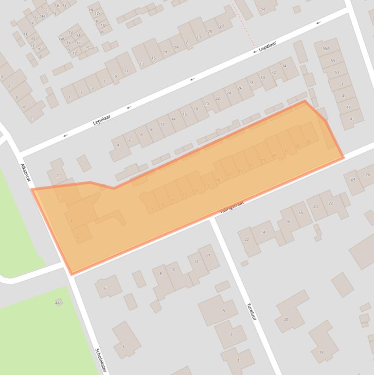 Kaart van postcodegebied 5667PL.