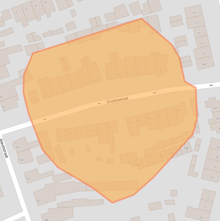 Kaart van postcodegebied 5667PW.