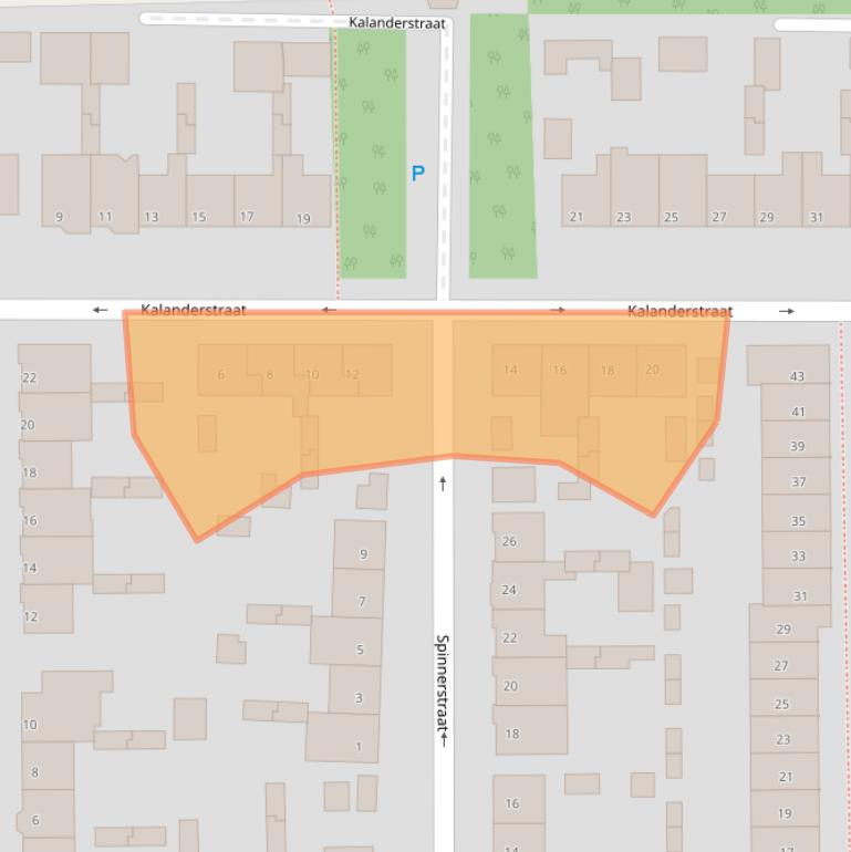 Kaart van postcodegebied 5667RB.