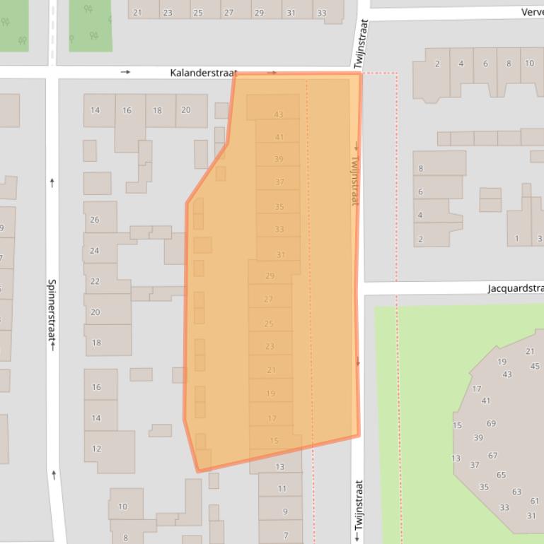 Kaart van postcodegebied 5667RD.