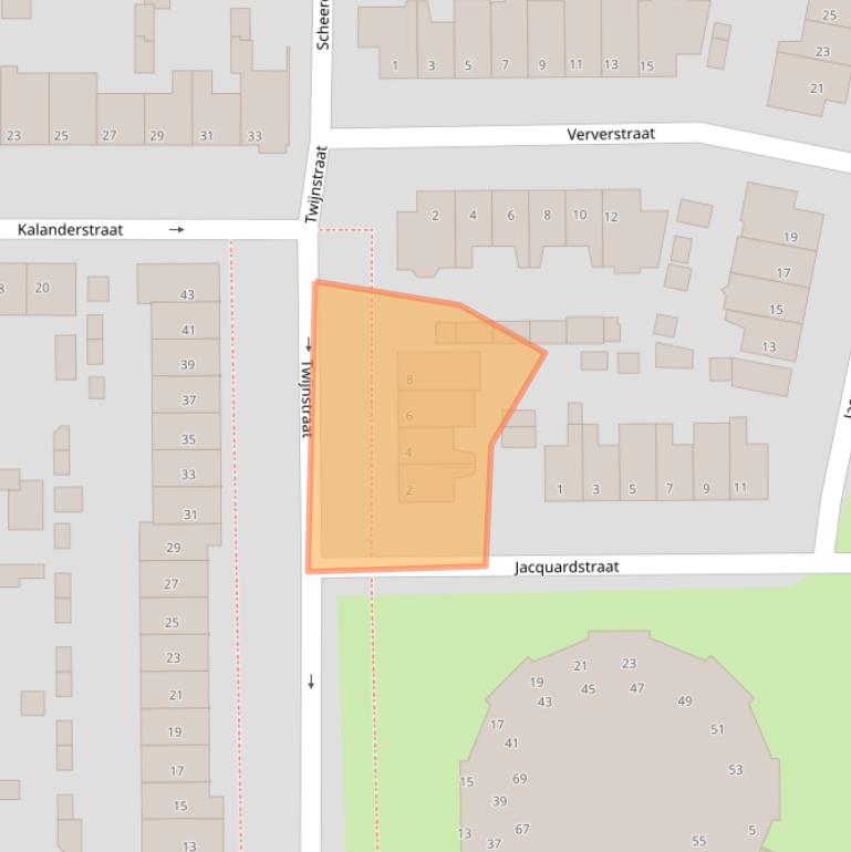 Kaart van postcodegebied 5667RE.