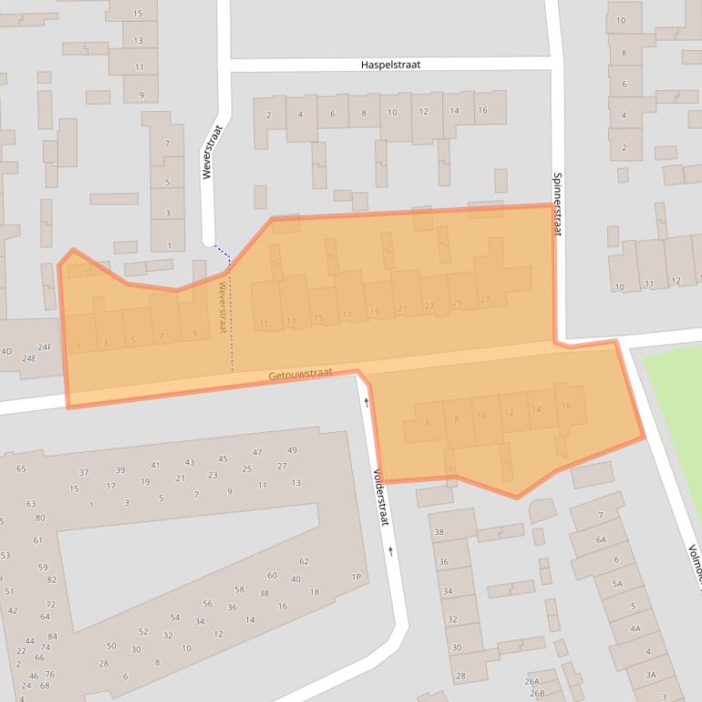 Kaart van postcodegebied 5667RP.