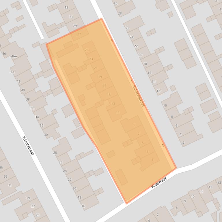 Kaart van postcodegebied 5667TH.