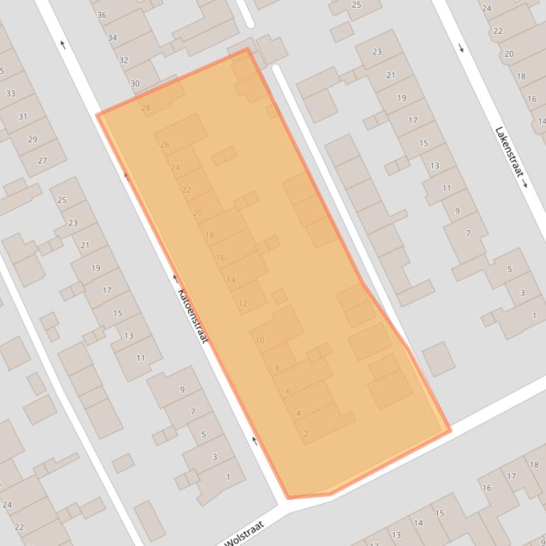 Kaart van postcodegebied 5667TK.