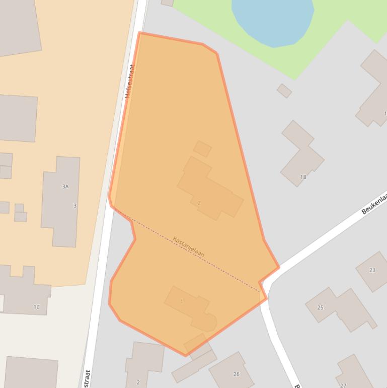 Kaart van postcodegebied 5671AN.