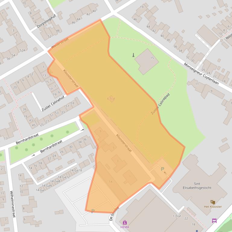 Kaart van postcodegebied 5671BG.